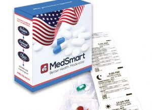 MedSmart pouch packaging box